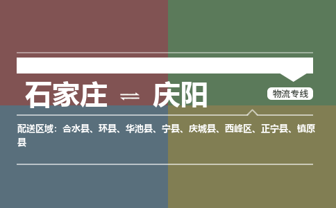 石家庄到庆阳物流公司|石家庄到庆阳货运物流专线全境-省市县+派+送