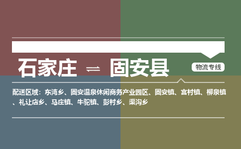 石家庄到固安县物流公司|石家庄到固安县货运物流专线全境-省市县+派+送