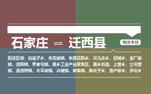 石家庄到迁西县物流公司|石家庄到迁西县货运物流专线全境-省市县+派+送