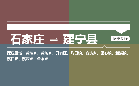 石家庄到建宁县物流公司|石家庄到建宁县货运物流专线全境-省市县+派+送