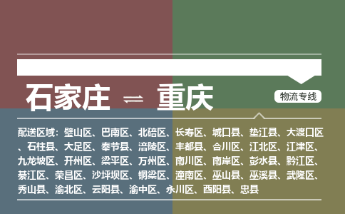 石家庄到重庆物流公司|石家庄到重庆货运物流专线全境-省市县+派+送