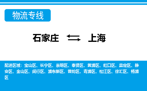 石家庄到上海物流公司-石家庄到上海货运专线【行李托运】携手发展