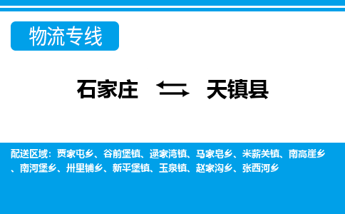 石家庄到天镇县物流公司-石家庄到天镇县货运专线【行李托运】携手发展