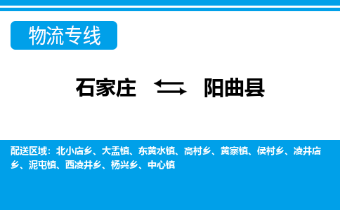 石家庄到阳曲县物流公司-石家庄到阳曲县货运专线【行李托运】携手发展