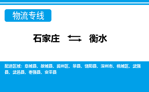 石家庄到衡水阜城县物流公司-石家庄到衡水阜城县货运专线【行李托运】携手发展