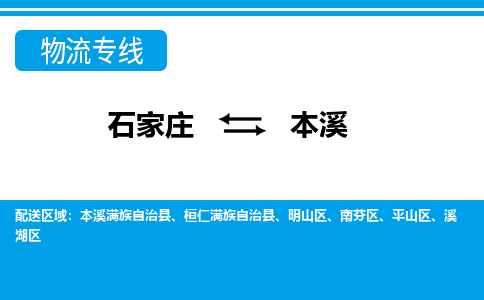 石家庄到本溪本溪满族自治县物流公司-石家庄到本溪本溪满族自治县货运专线【行李托运】携手发展