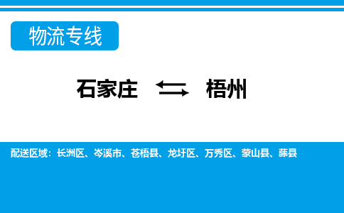 石家庄到梧州长洲区物流公司-石家庄到梧州长洲区货运专线【行李托运】携手发展