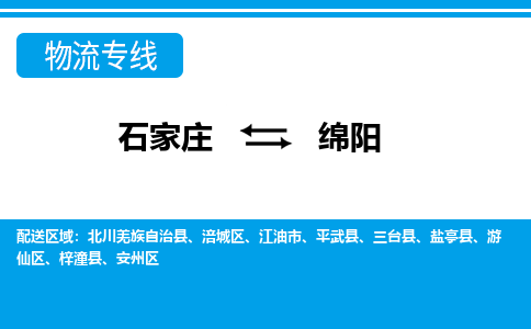 石家庄到绵阳北川羌族自治县物流公司-石家庄到绵阳北川羌族自治县货运专线【行李托运】携手发展